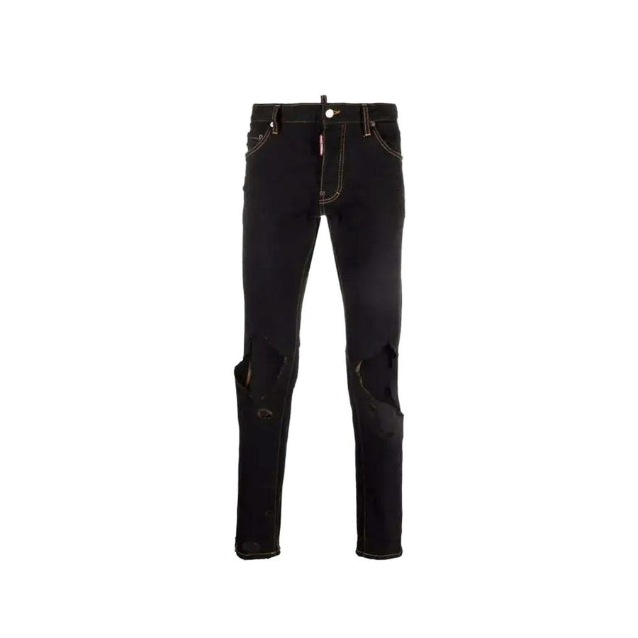 Dsquared² Black Cotton Jeans Denim