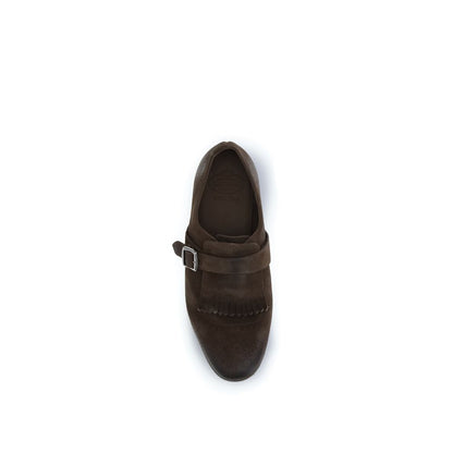 Church's Brown Suede Leather Slip-On Loafers