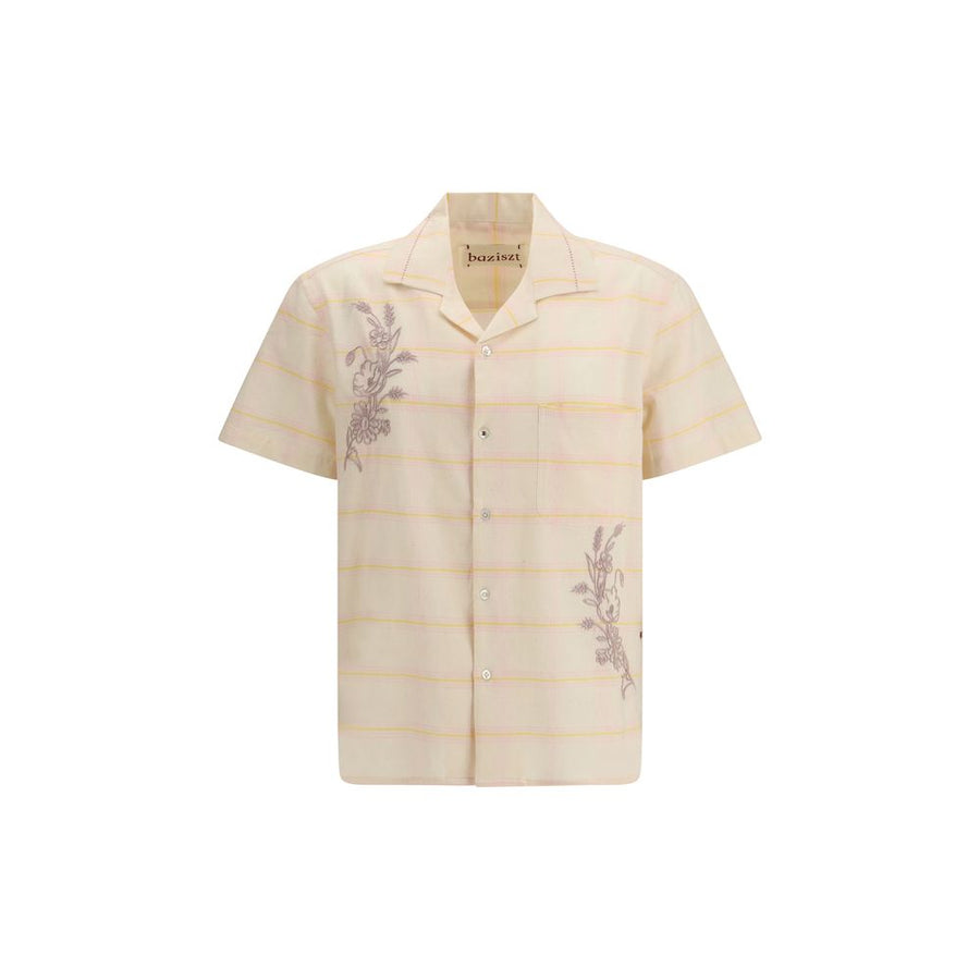 Baziszt Multicolor Cotton Shortsleeve Shirt