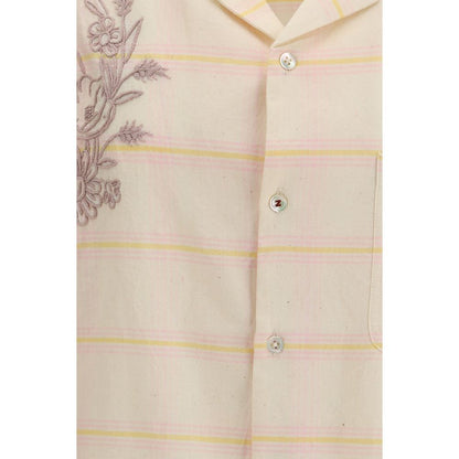Baziszt Multicolor Cotton Shortsleeve Shirt