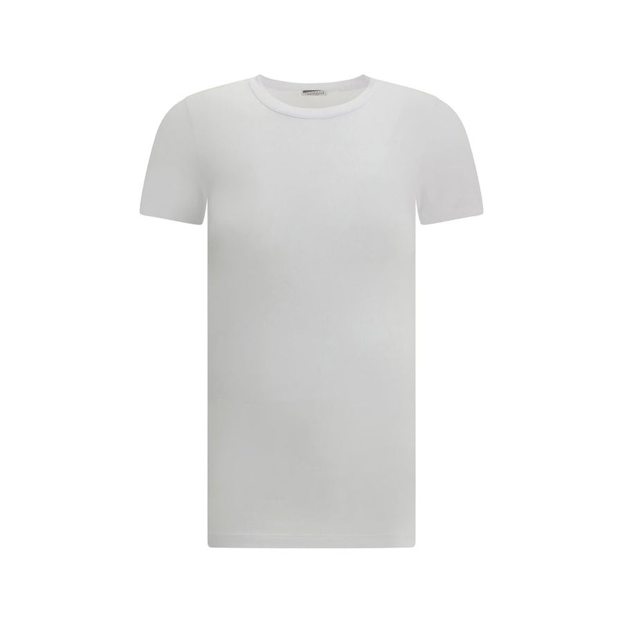 Brunello Cucinelli White Cotton T-Shirt