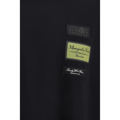 MM6 Black Cotton Top