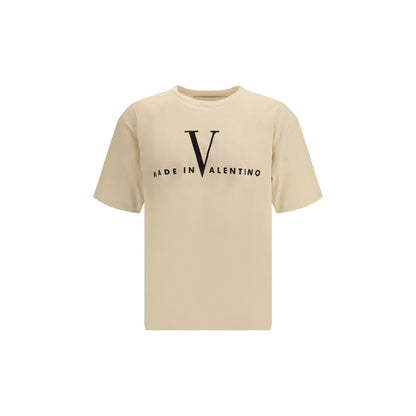 Valentino Cream Cotton T-Shirt