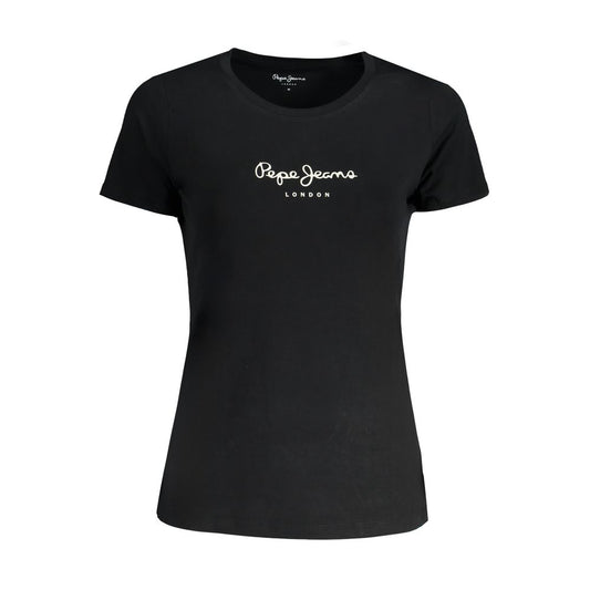 Pepe Jeans Nero Cotton Women T-Shirt