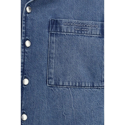 Alexander Wang Blue Denim Shirt