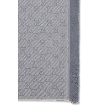 Gucci Gray Wool Scarf