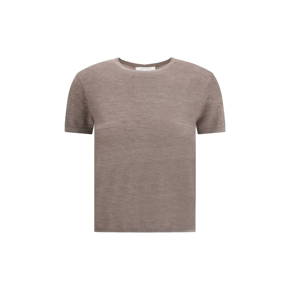 Lisa Yang Brown Cashmere T-Shirt