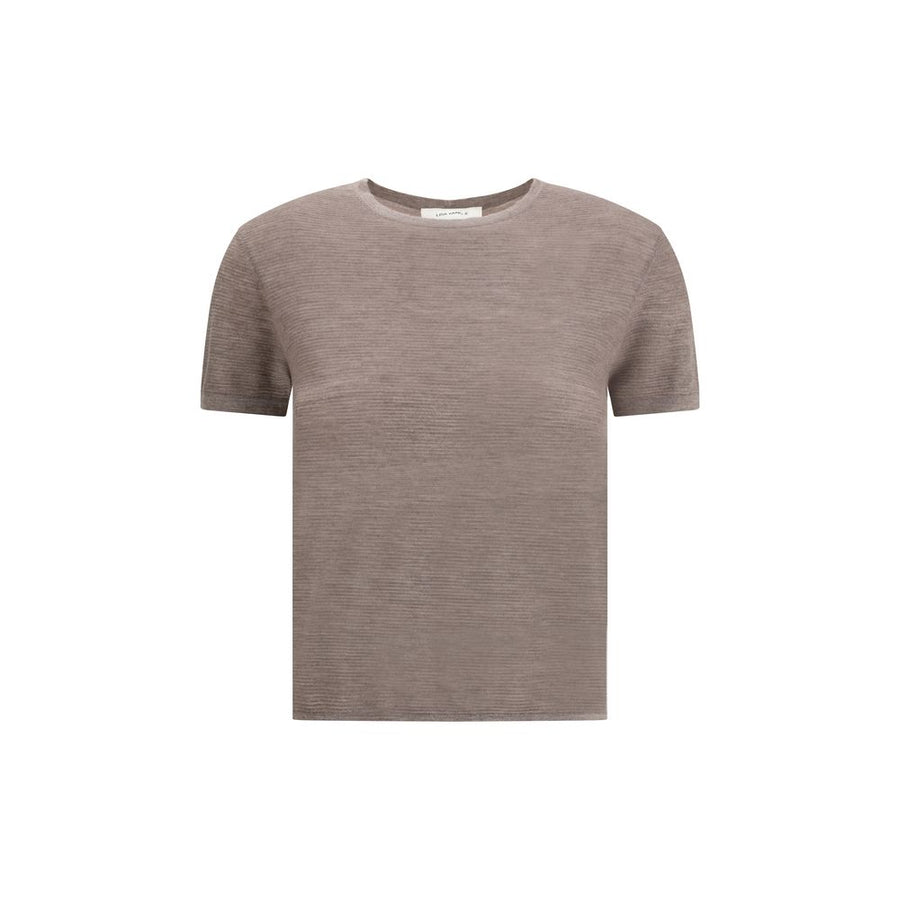 Lisa Yang Brown Cashmere T-Shirt
