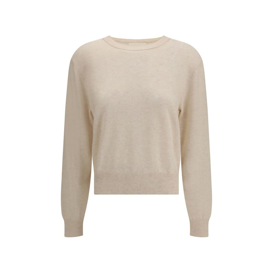 Lisa Yang Cream Fleece Wool Sweatshirt