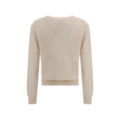 Lisa Yang Cream Fleece Wool Sweatshirt
