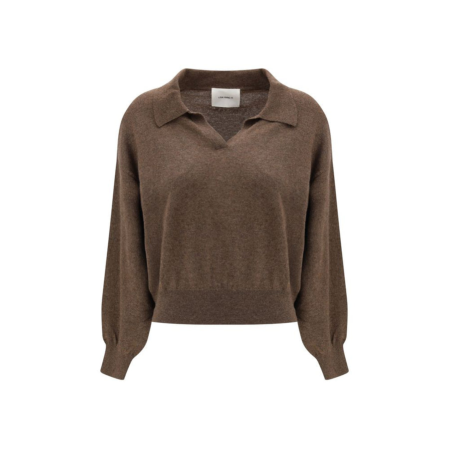 Lisa Yang Brown Cashmere Sweatshirt