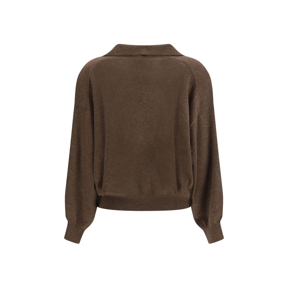 Lisa Yang Brown Cashmere Sweatshirt