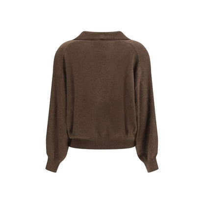Lisa Yang Brown Cashmere Sweatshirt