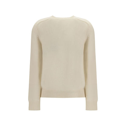 Burberry Cream Cashmere Cashmere Sweater