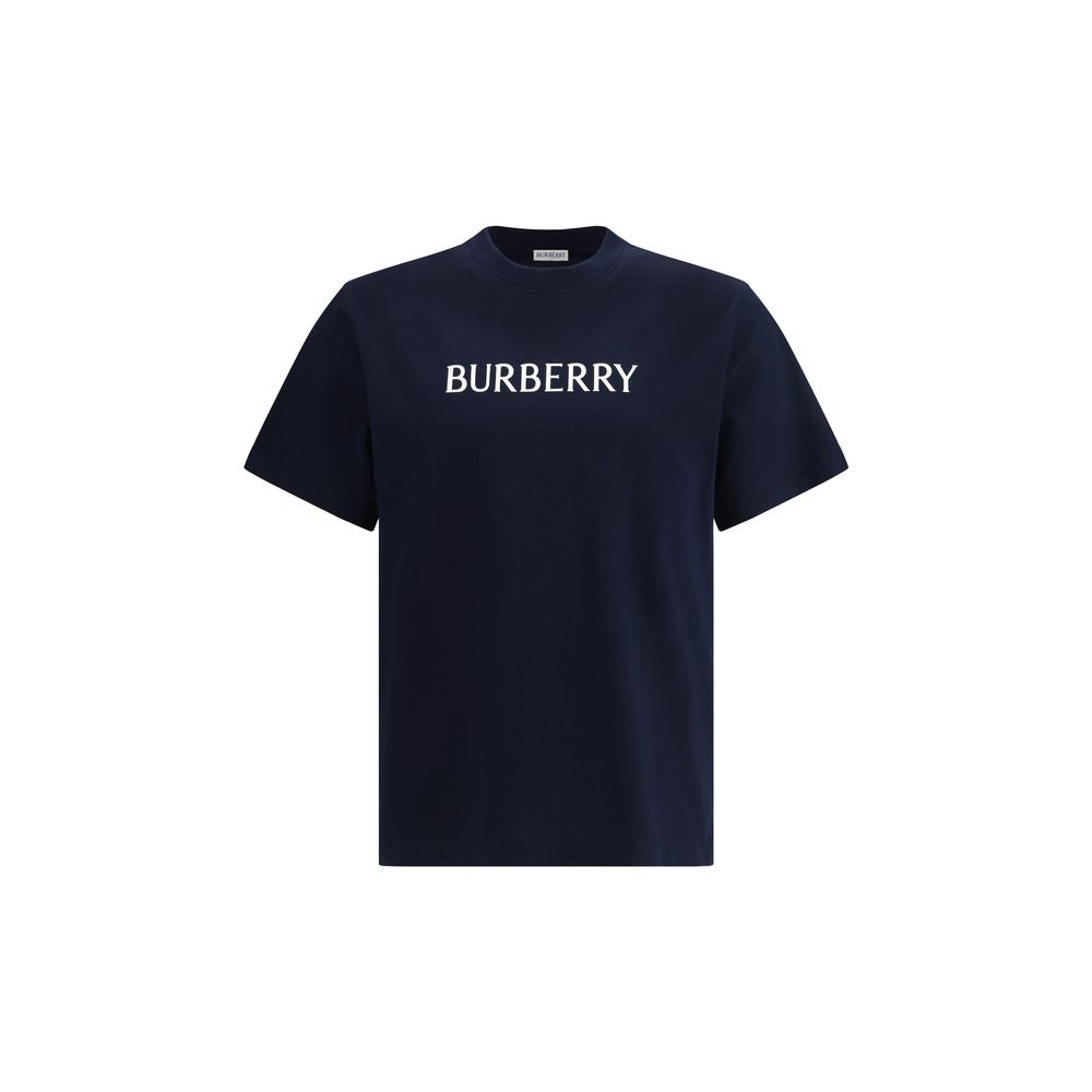 Burberry Blue Cotton T-Shirt