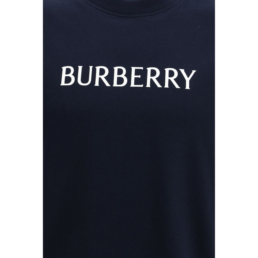 Burberry Blue Cotton T-Shirt