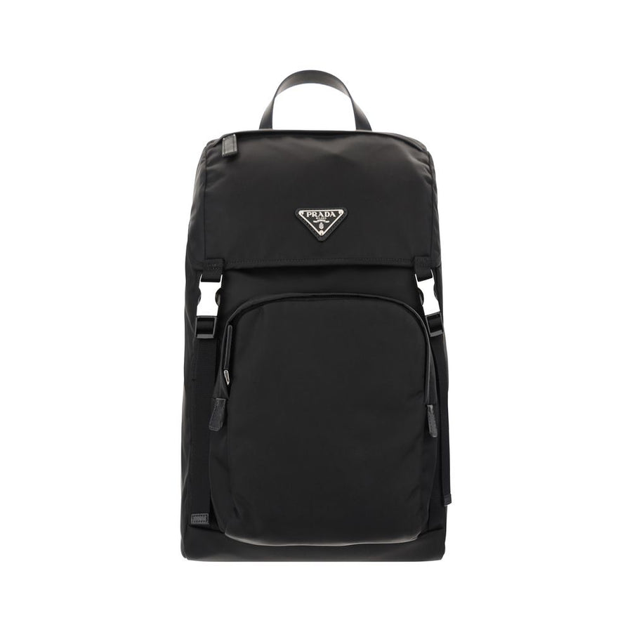 Prada Black Recycled Polyamide Backpack