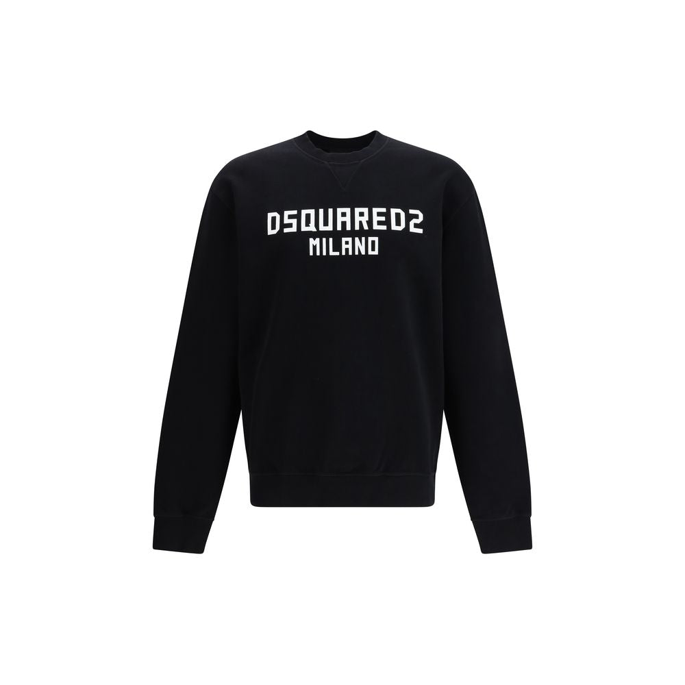 Dsquared² Black Cotton Sweatshirt