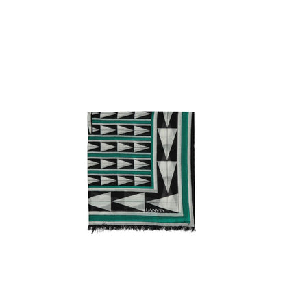 Lanvin Bicolor Wool Scarf