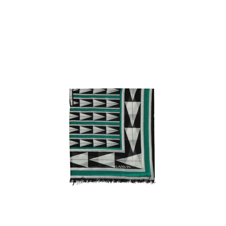Lanvin Bicolor Wool Scarf
