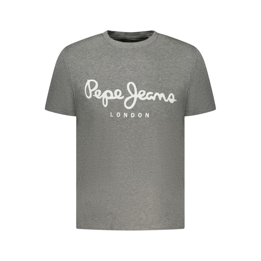 Pepe Jeans Grigio Cotton Men T-Shirt