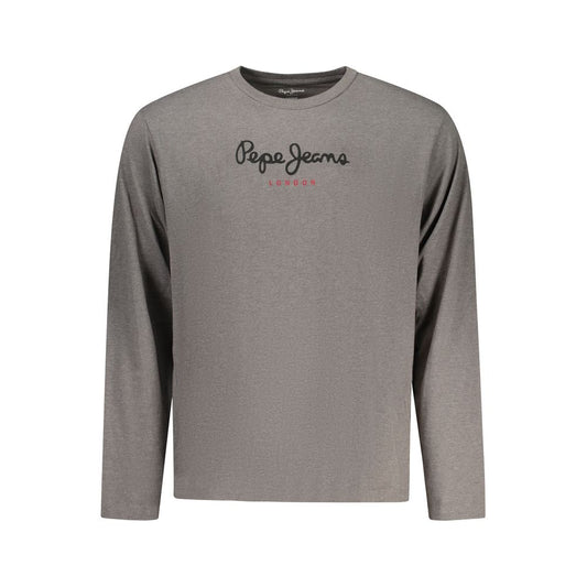 Pepe Jeans Grigio Cotton Men T-Shirt