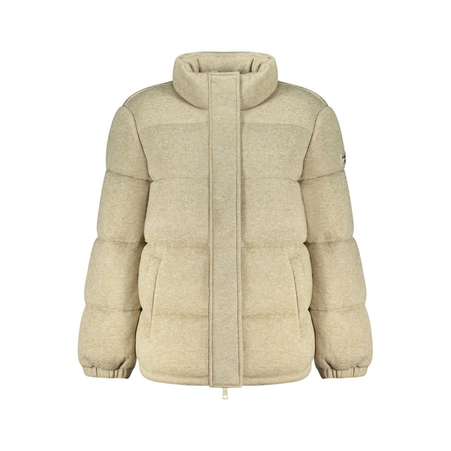 Guess Jeans Beige Polyester Women's Jacket
