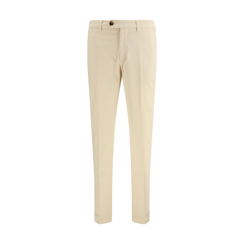 Brunello Cucinelli Beige Cotton Pants
