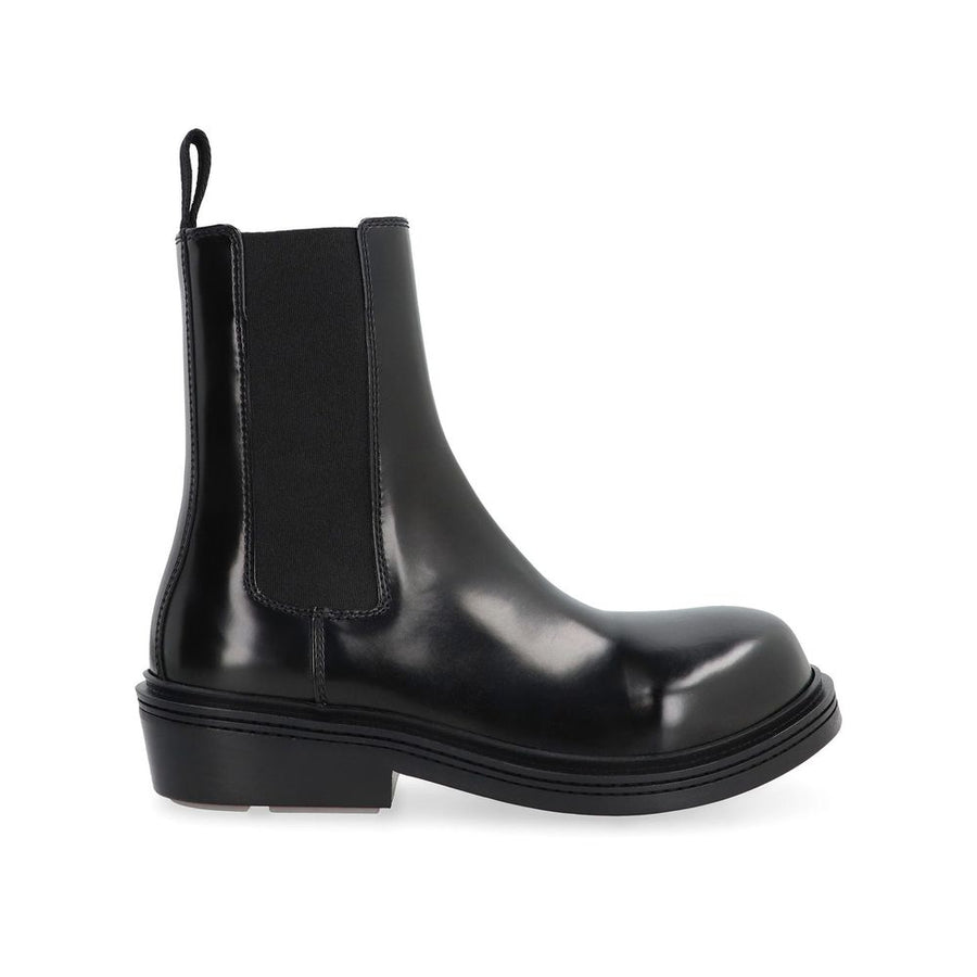 Bottega Veneta Black Calfskin Ankle Boots