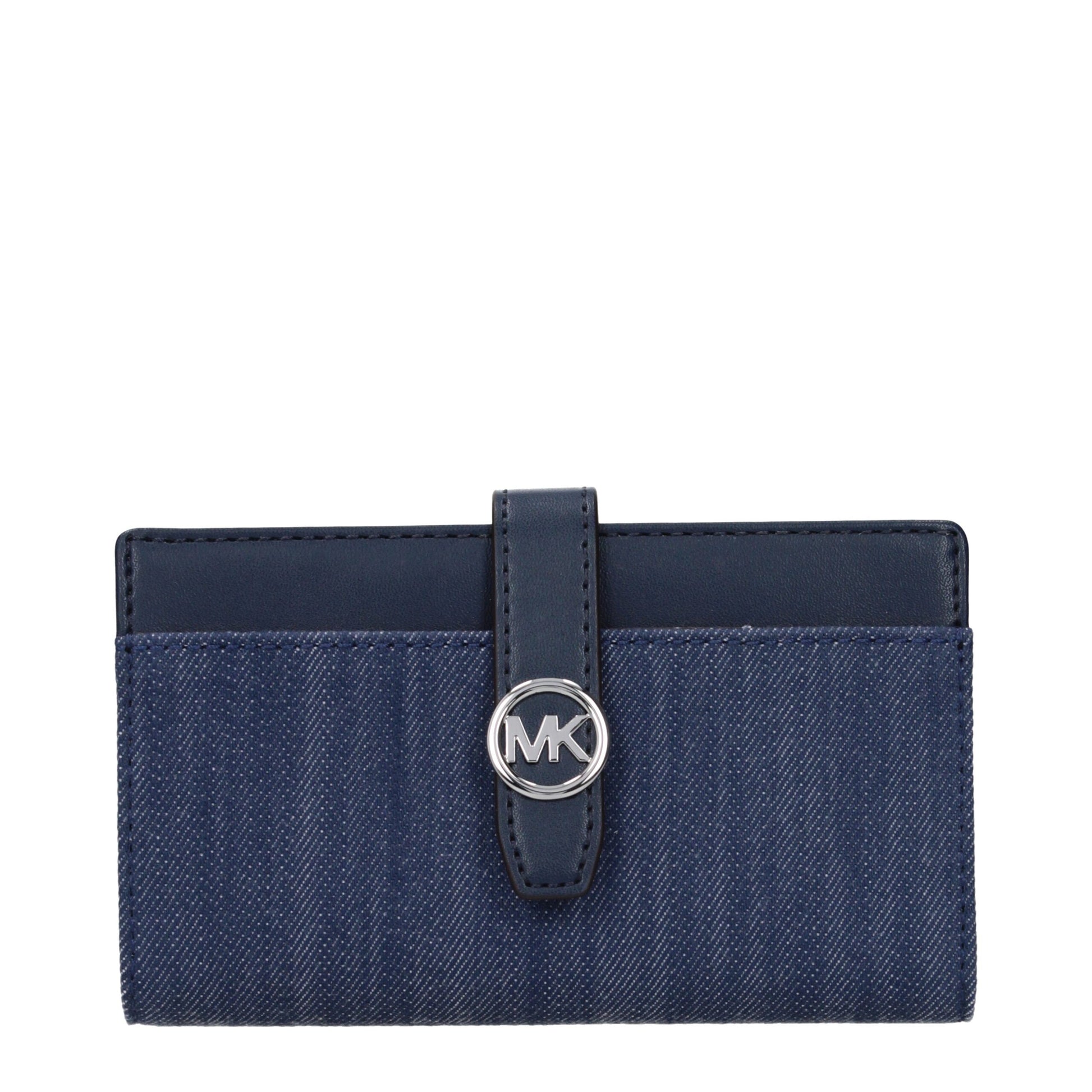 Michael Kors Blue Fabric Wallet