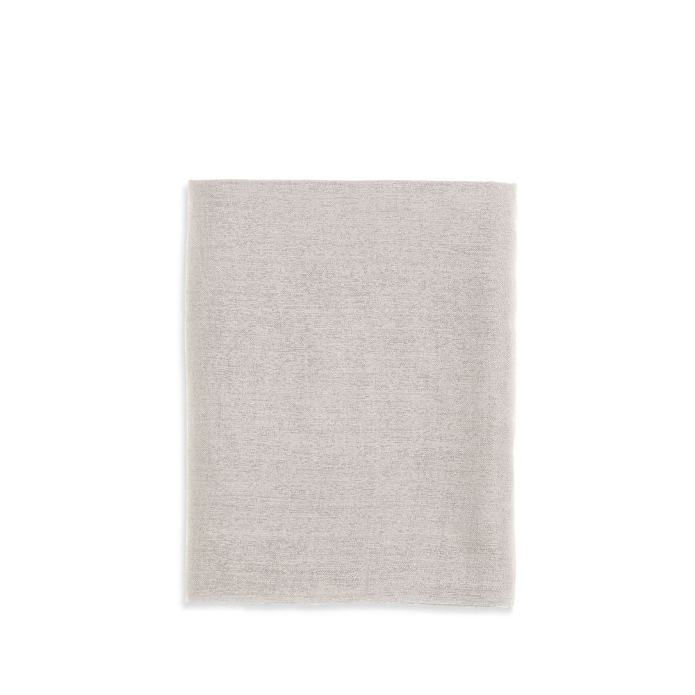 Brunello Cucinelli Beige Cashmere Scarf