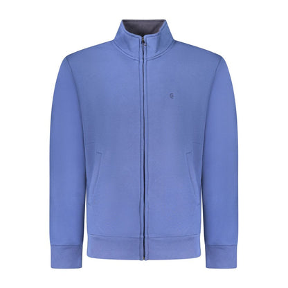 Coveri Moving Blu Cotton Men Sweatshirt