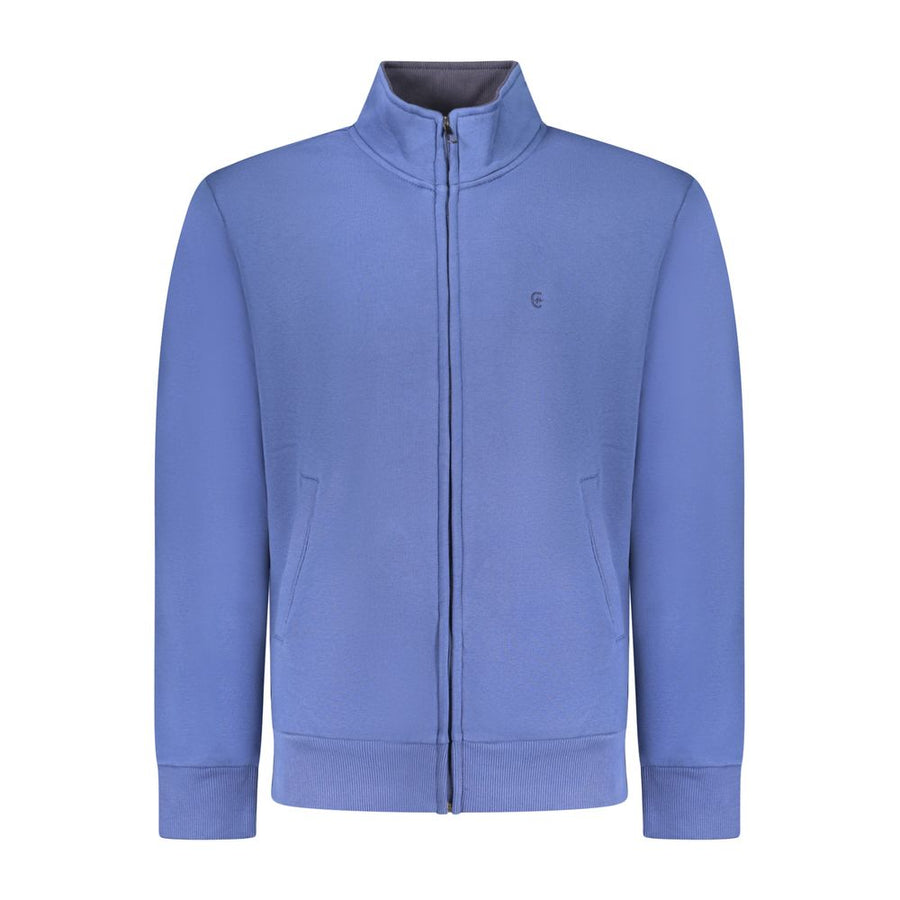 Coveri Moving Blu Cotton Men Sweatshirt