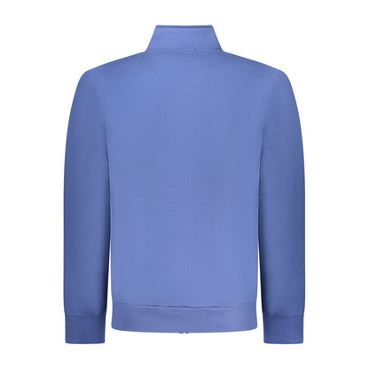 Coveri Moving Blu Cotton Men Sweatshirt