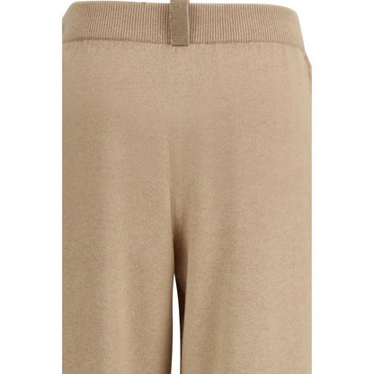 Fabiana Filippi Beige Wool Oves Aries Casual Pants