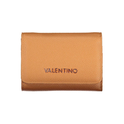 Valentino Brown Polyethylene Wallet