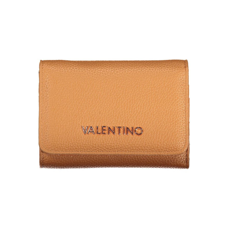 Valentino Brown Polyethylene Wallet