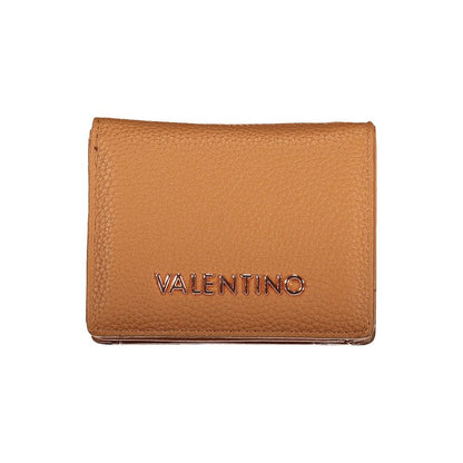 Valentino Brown Polyethylene Wallet