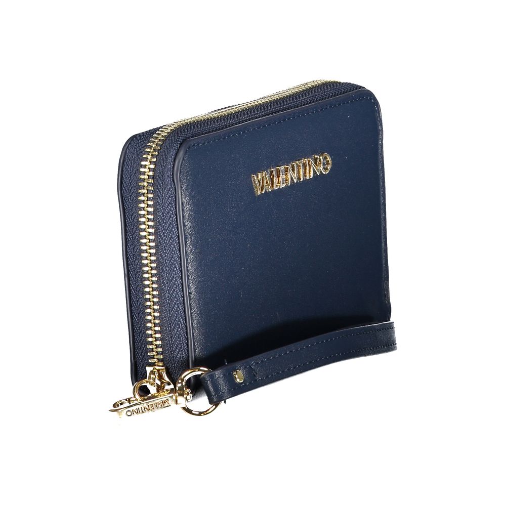 Mario Valentino Blu Polyurethane Women Wallet