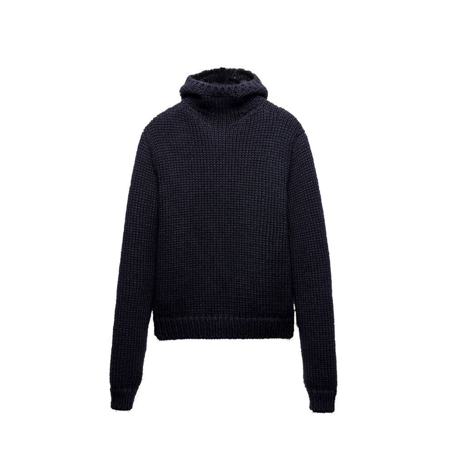Prada Blue Wool Turtleneck