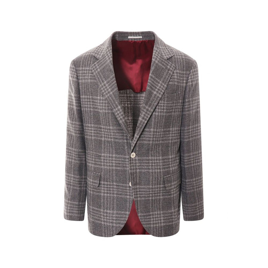 Brunello Cucinelli Gray Cashmere Blazer