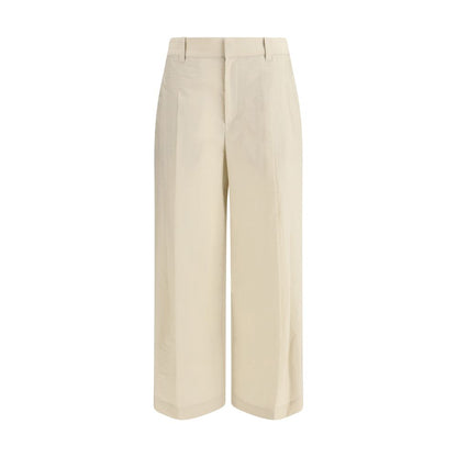 Brunello Cucinelli Beige Cotton Casual Pants