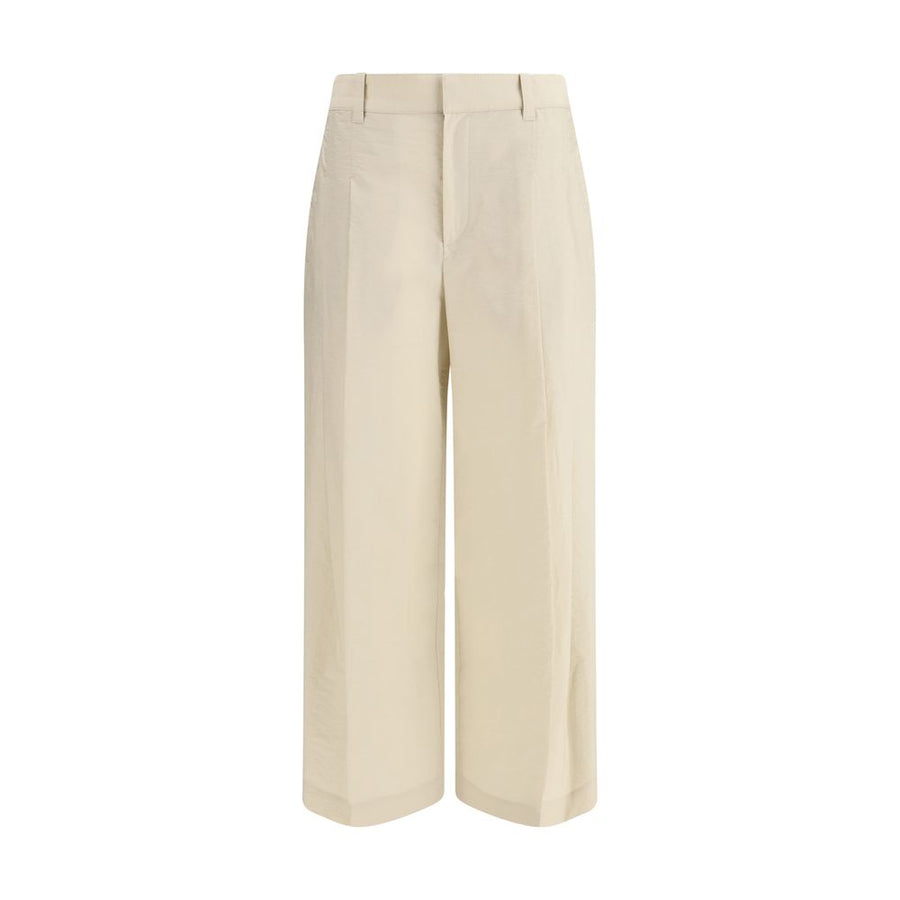 Brunello Cucinelli Beige Cotton Casual Pants