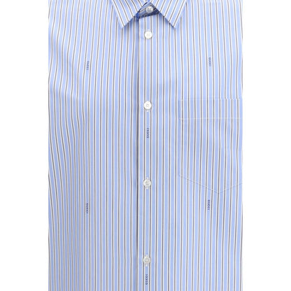 Gucci Blue Cotton Shirt