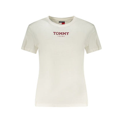 Tommy Hilfiger White Cotton Women T-Shirt
