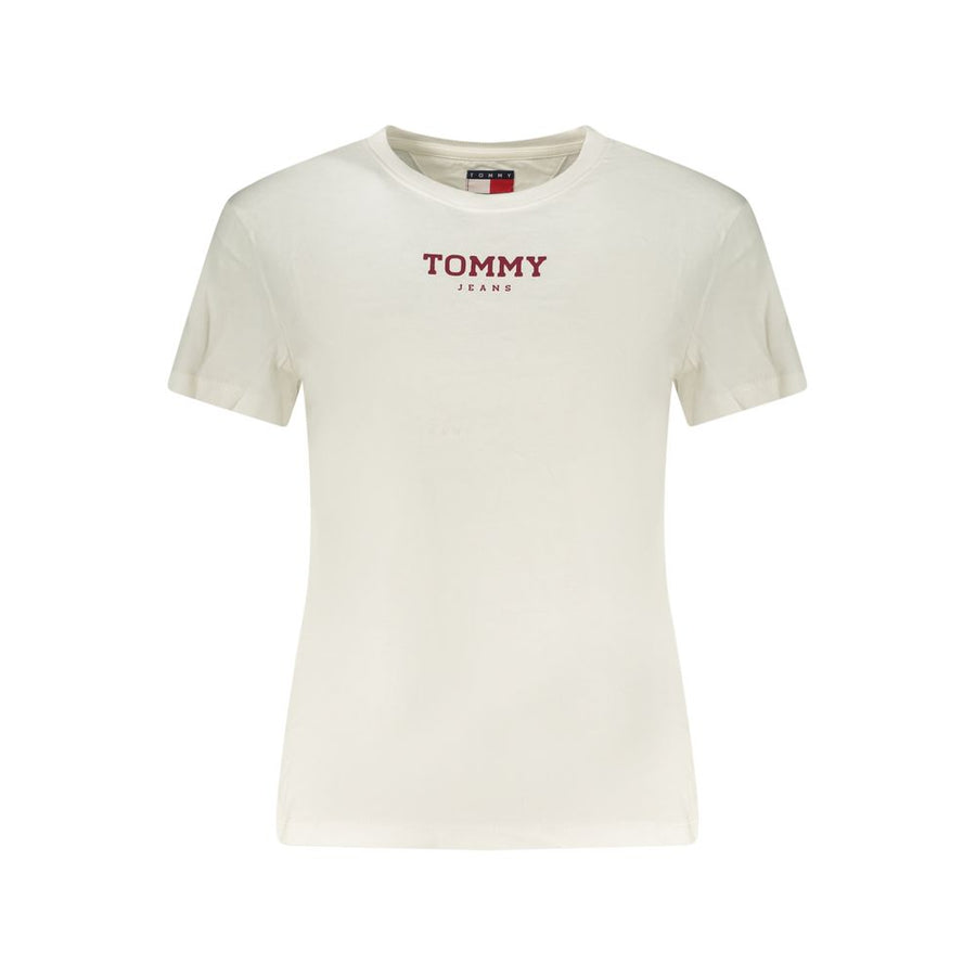 Tommy Hilfiger White Cotton Women T-Shirt