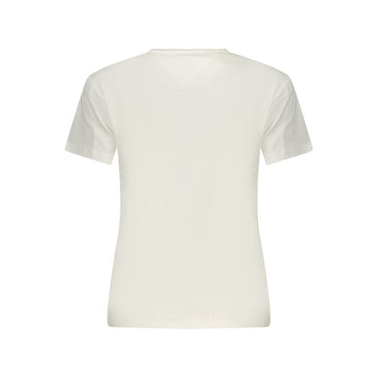 Tommy Hilfiger White Cotton Women T-Shirt