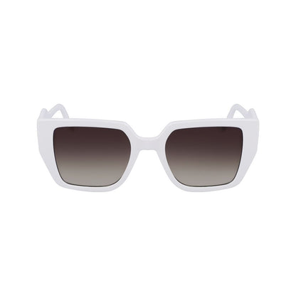 Karl Lagerfeld White Injected Sunglasses