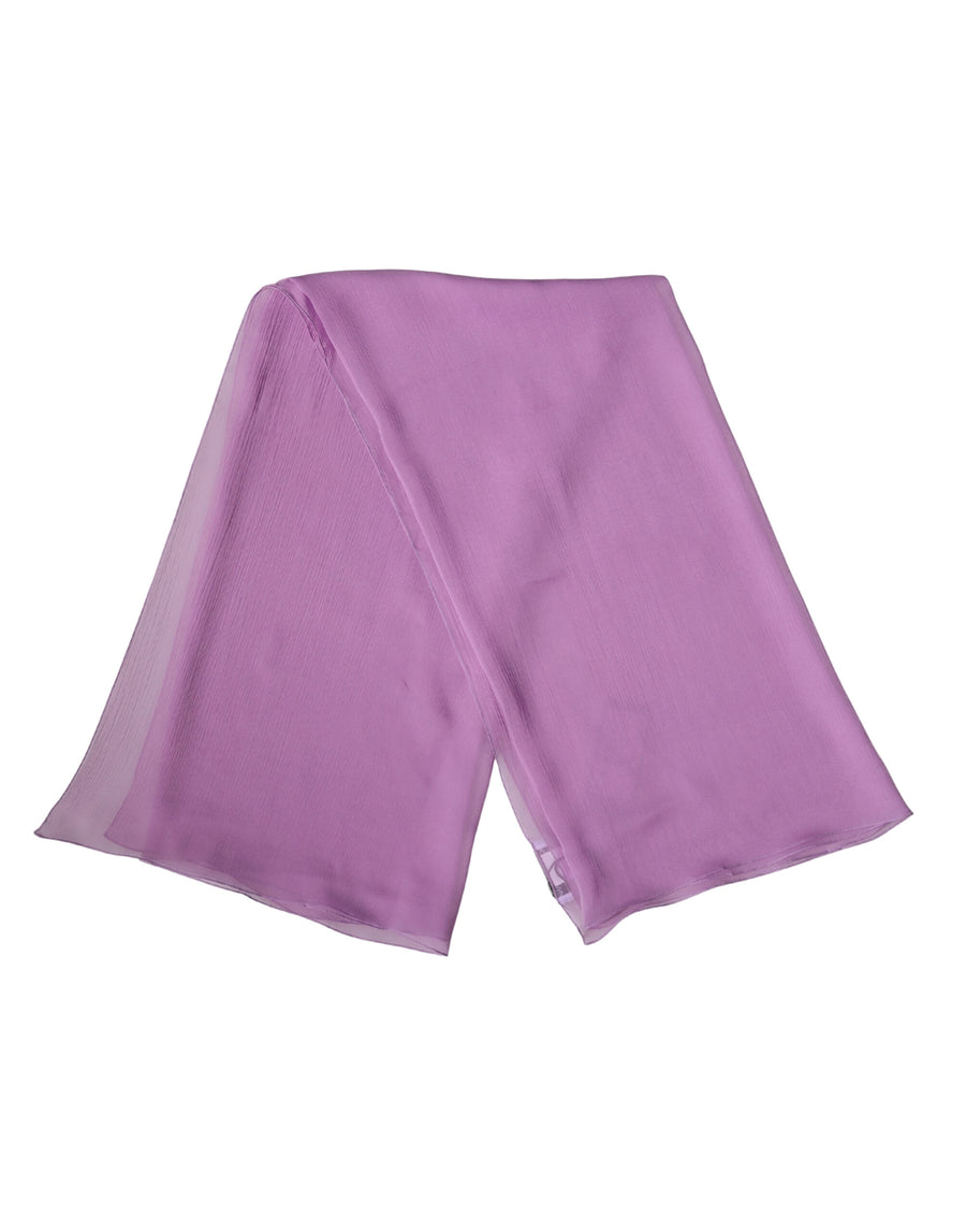 Dolce & Gabbana Light Purple Silk Neck Wrap Foulard 114cm x 114cm  Scarf