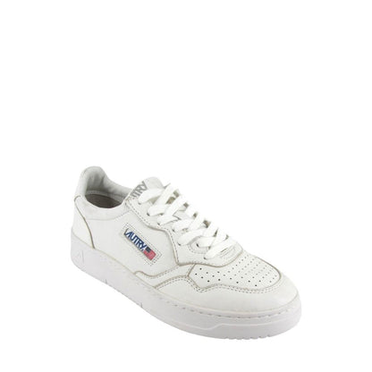 Autry White Leather Low Top Sneakers